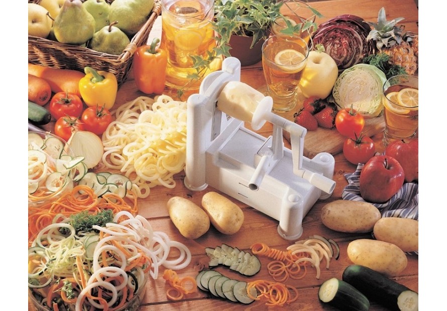 PADERNO SPIRALIZER AFFETTA GRATTUGIA SPAGHETTI TAGLIA VERDURE 49827-99